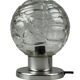 60s 70s table lamp bedside lamp chrome Doria glass space age design