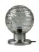 60s 70s table lamp bedside lamp chrome Doria glass space age design