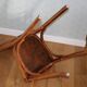 Set of 3 Baumann chairs No. 27 dark beech