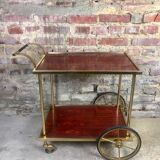 Brass and formica 60's rolling table
