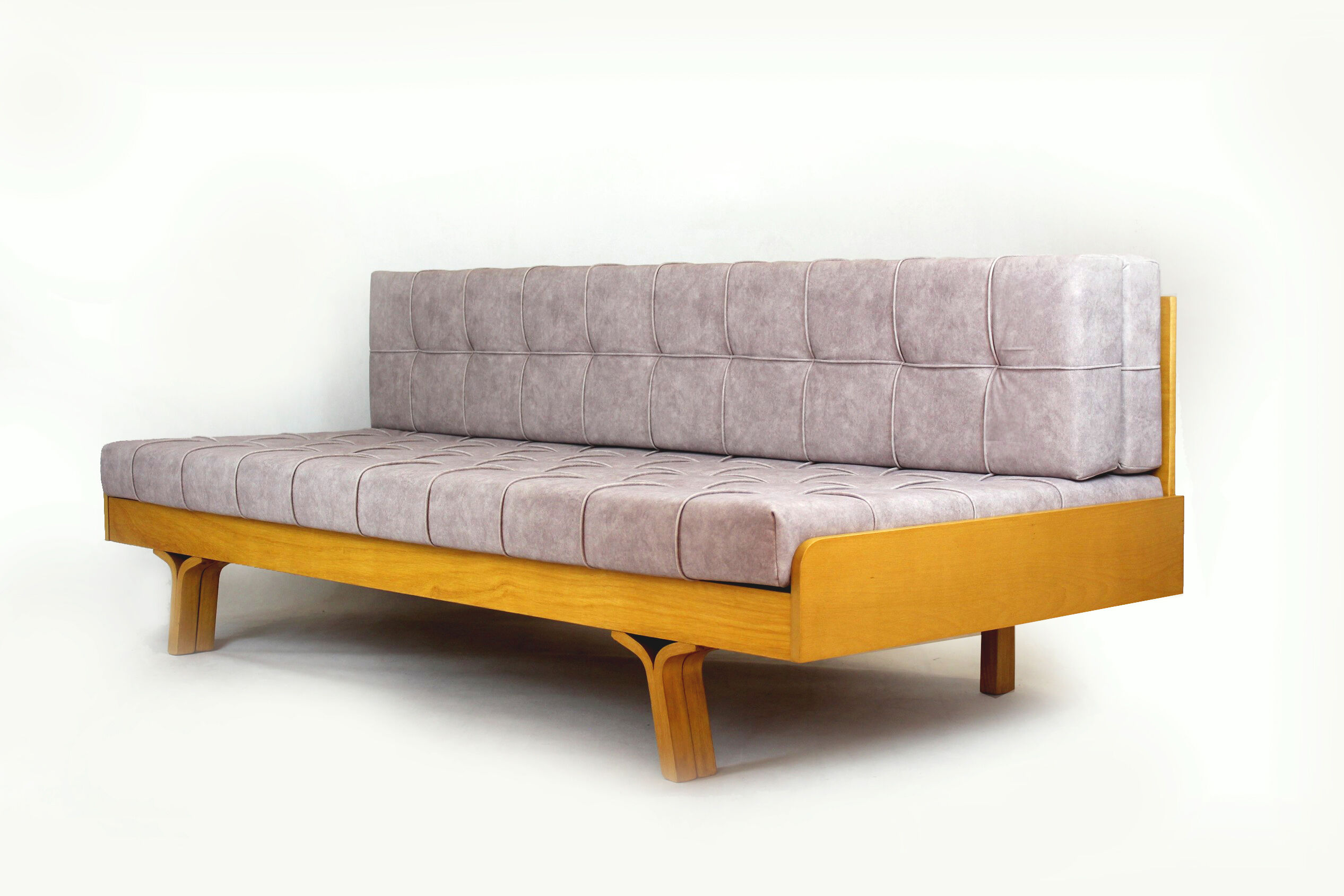 Mid-Century Convertible Sofa by Ludvik Volak for Holesov, 1960s