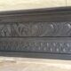 1920s mirror in dark grey painted oak