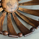 Teak fruit basket 1960