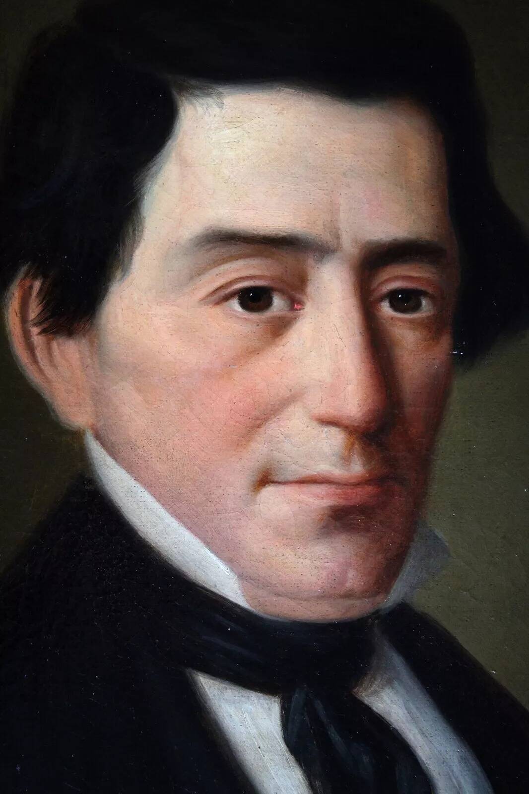 Portrait of an Elegant Gentleman -19th Century Oil Painting