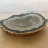 Vide poche cendrier agate bleue