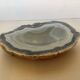 Empty pocket blue agate ashtray
