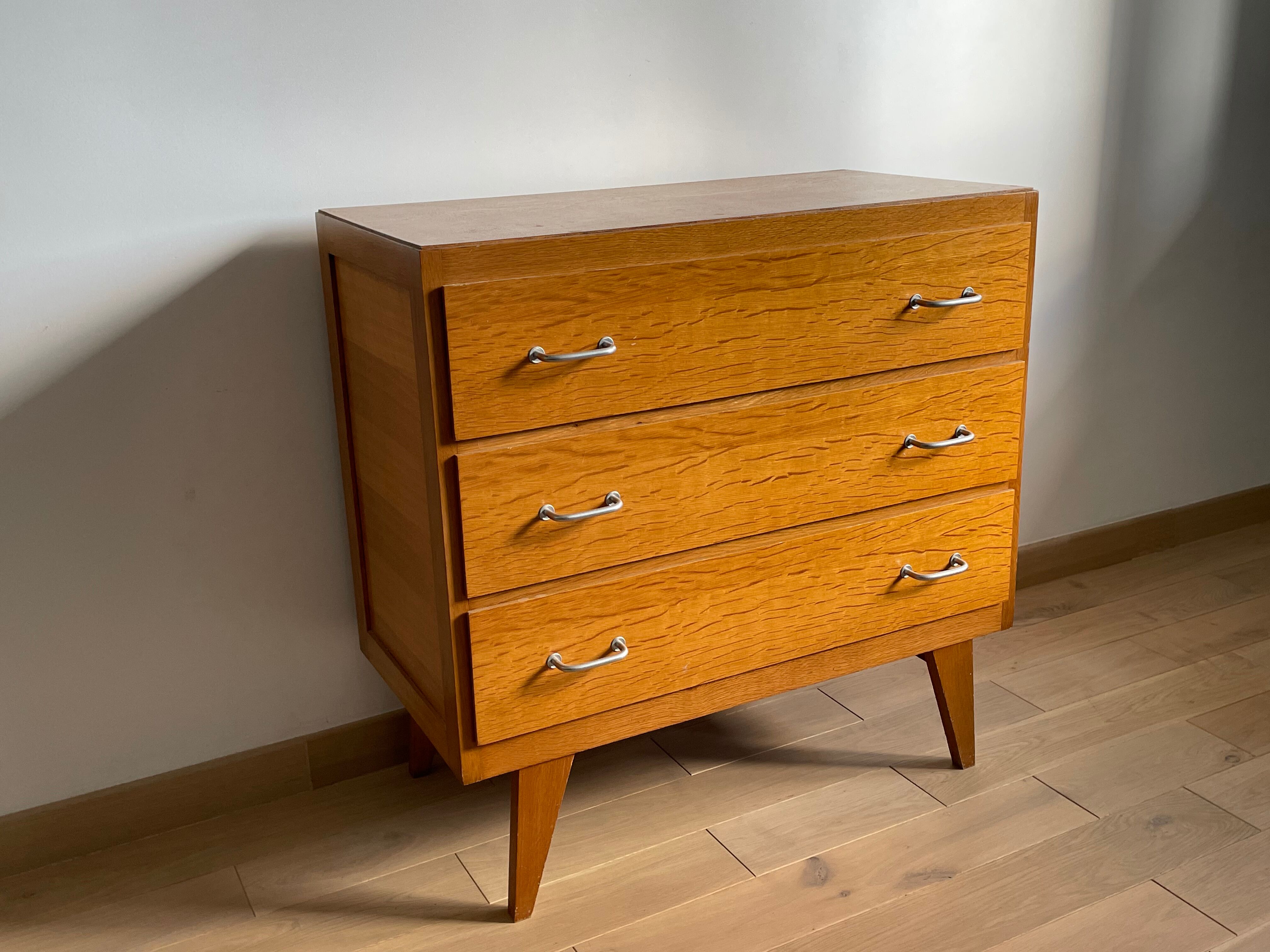 Chest of drawers 3 drawers compass feet