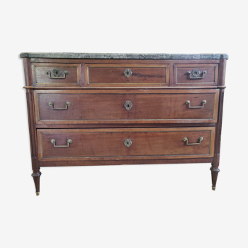 Louis XVI style chest of drawers clover lock