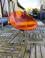 Eros Orange chair by designer Philippe Starck for Kartell