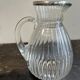 Pichet cristal argent massif 19 eme