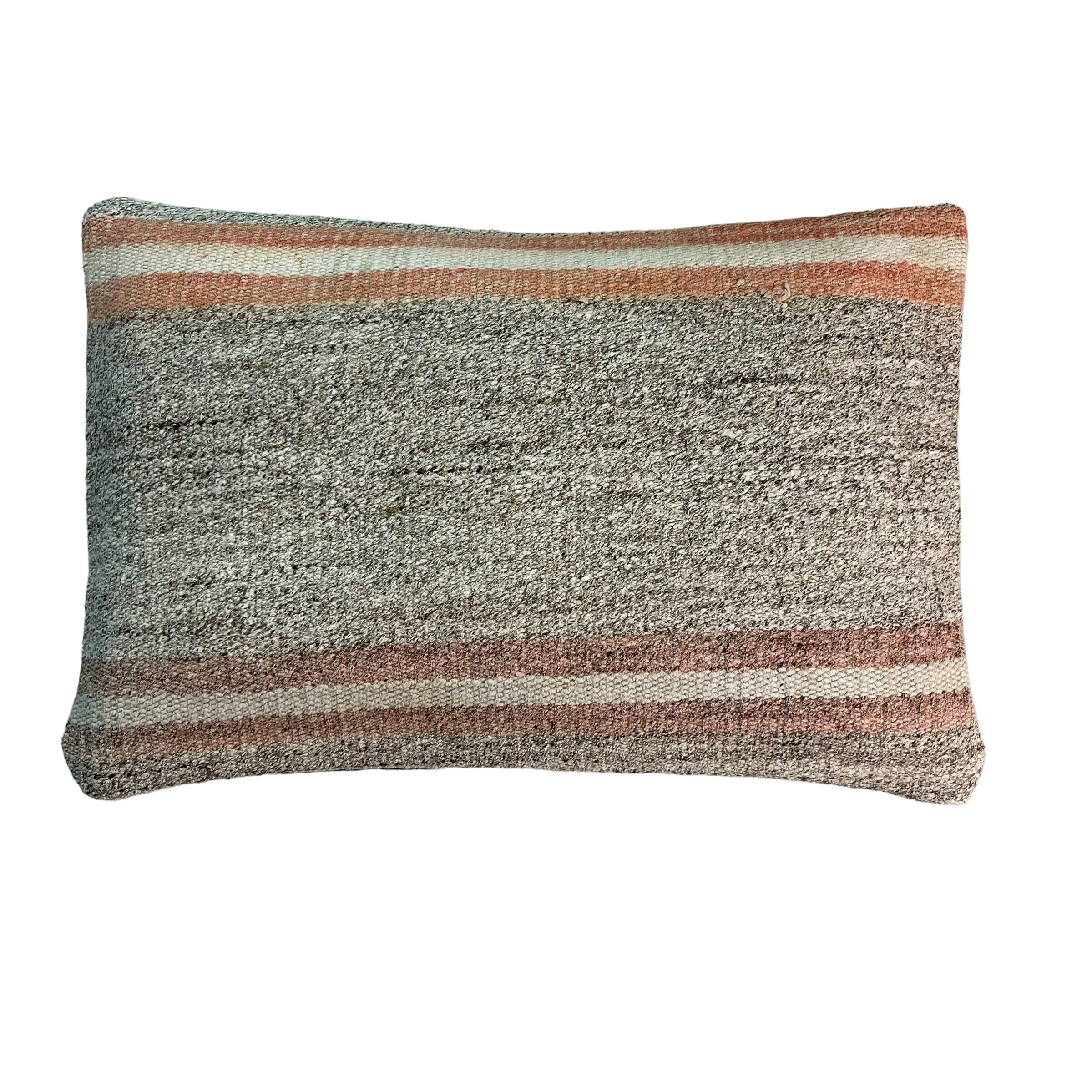 Vintage turkish kilim cushion cover 30x50cm