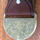 Mid-Century Bronze and Leather Armrest Bowl or Ashtray, 1960s