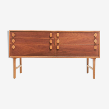 Oak Mid Century Sideboard Chest of drawers by Meredew