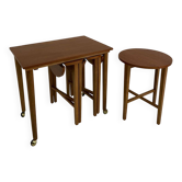 vintage teak nesting tables