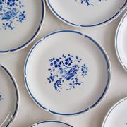 Set of 10 Moulin des Loups dinner plates, Alain