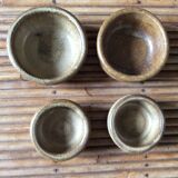 Set de 4 ramequins en grès
