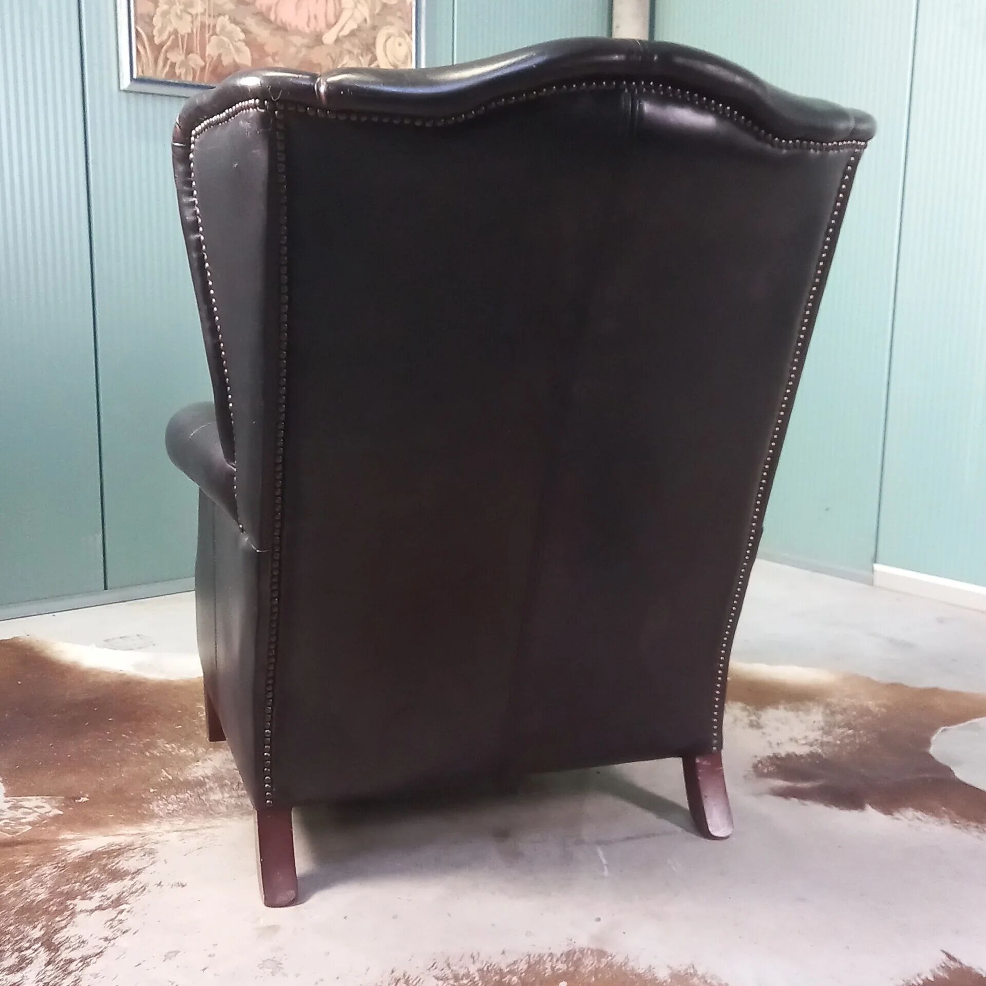 Sheepskin Bendic armchair clubchair wingbackchair