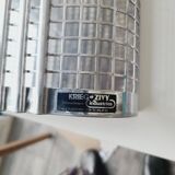 Corbeille murale industrielle en inox
