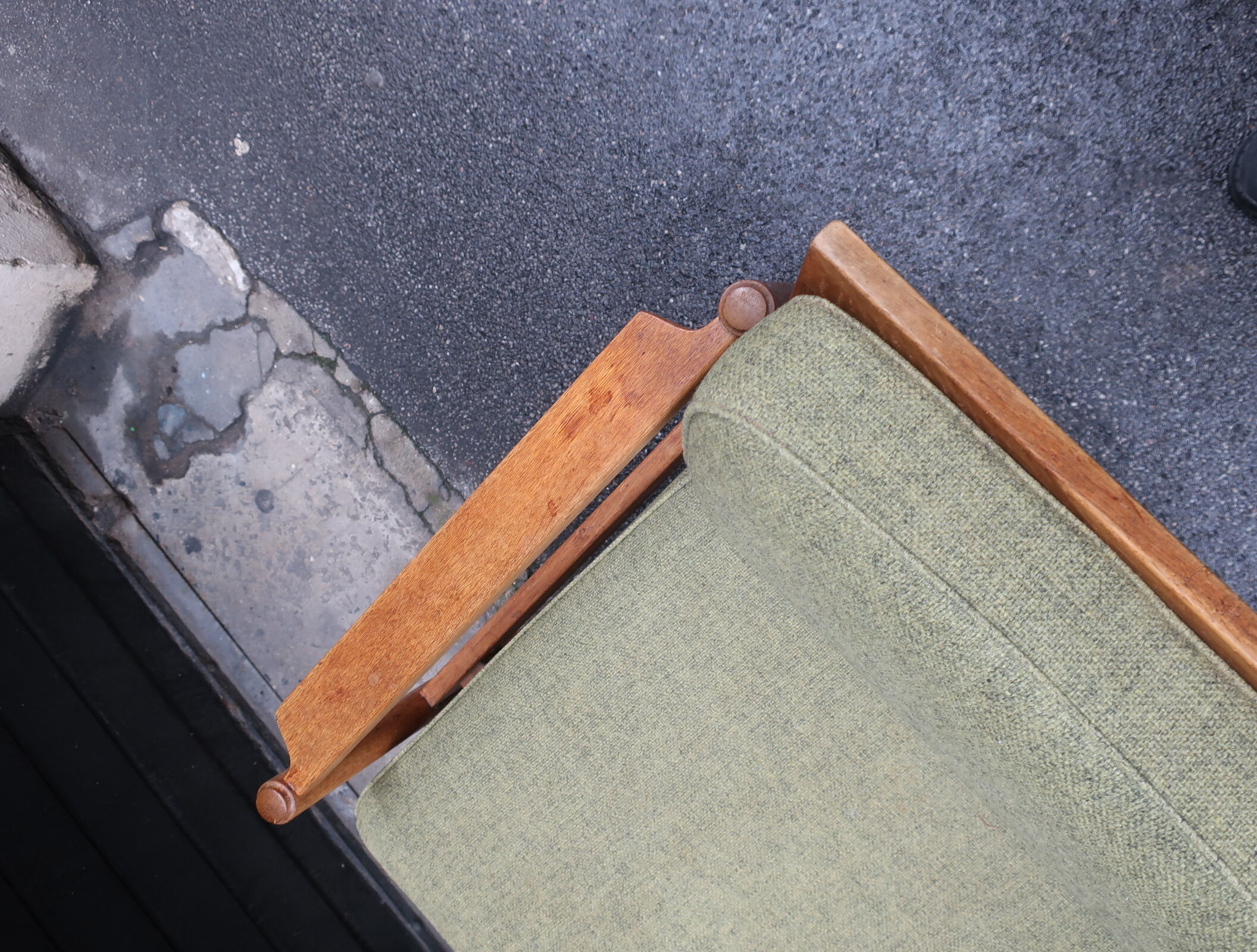 Oak armchair from the 1960