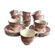 Lot de 24 pièces service à café complet modèle « Bristol » Crown Ducal England