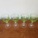 4 Val Saint Lambert glasses in Ouraline
