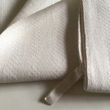 pair of Castle in linen cloths 19th figure BL