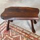 Dark vintage tree trunk side table