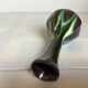Iridescent black flared soliflore vase Thulin Belgium