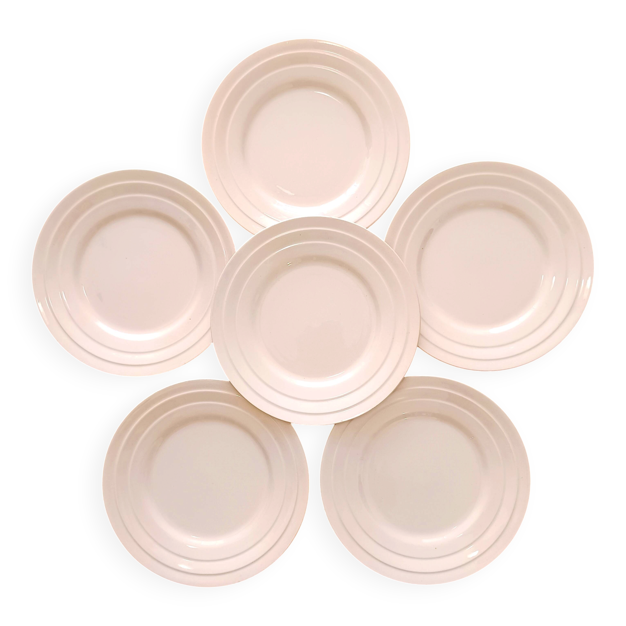 Antique Art Deco dessert plates