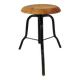 Bauhaus swivel stool, Czechoslovakia, 1960s