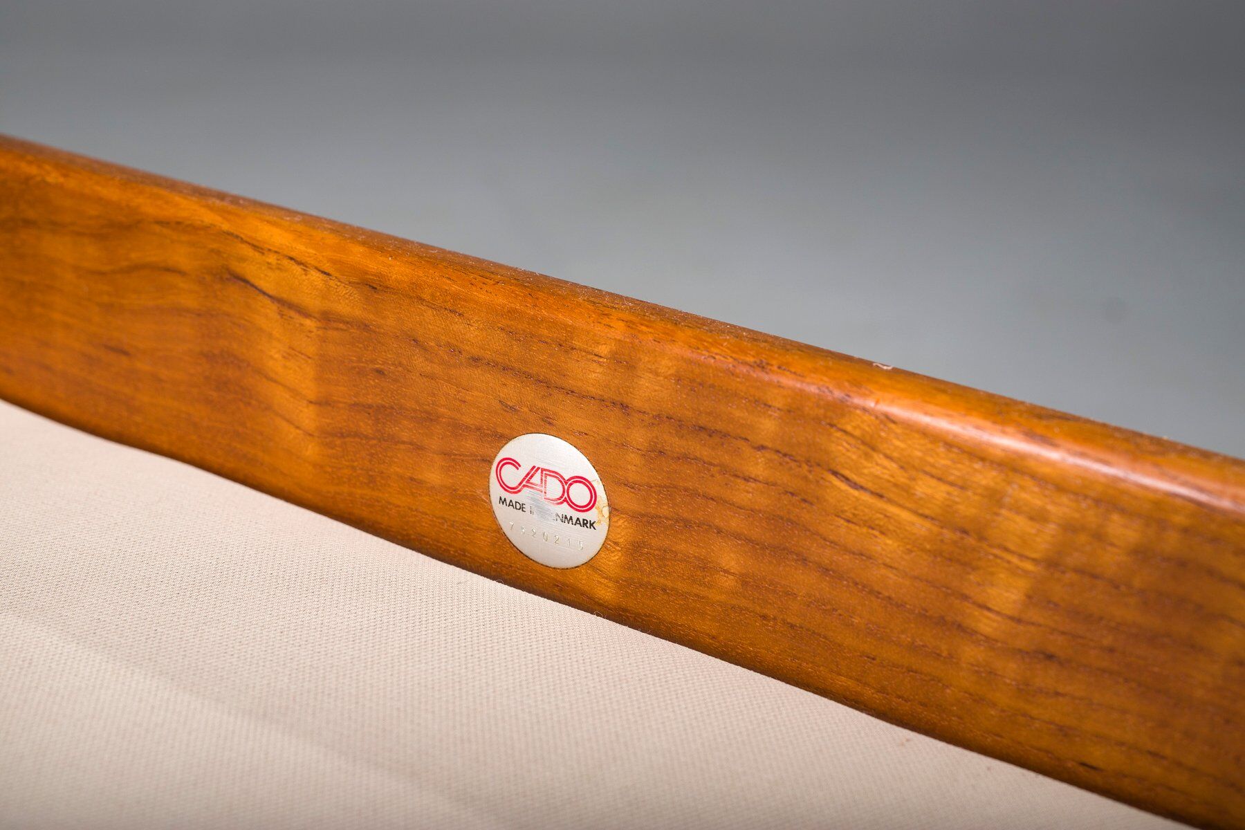 Ensemble de fauteuil à dossier haut et ottoman Senator en teck par Ole Wanscher pour Poul Jeppesen Collectors, Cado, années 1960