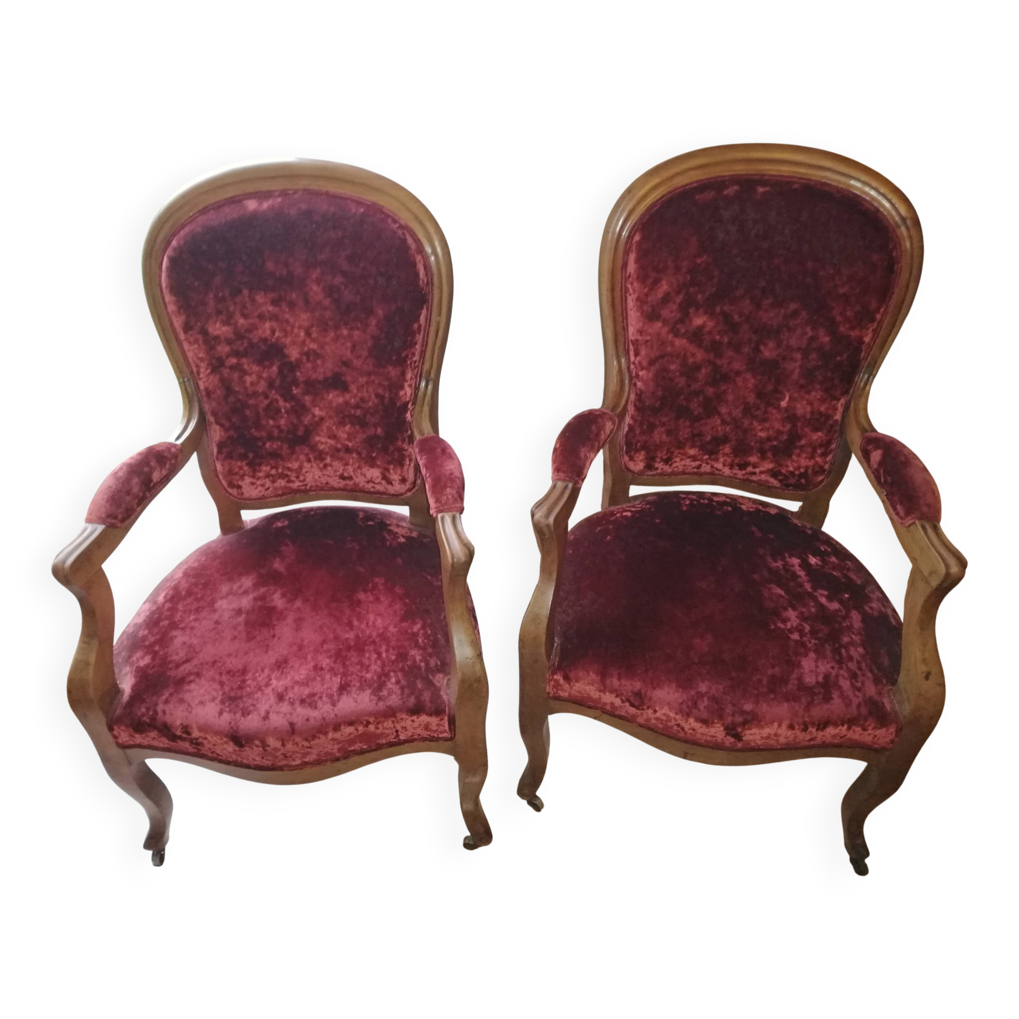 vend deux fauteuils anciens