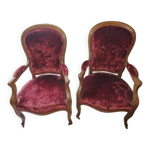 Vend deux fauteuils anciens