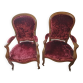 vend deux fauteuils anciens