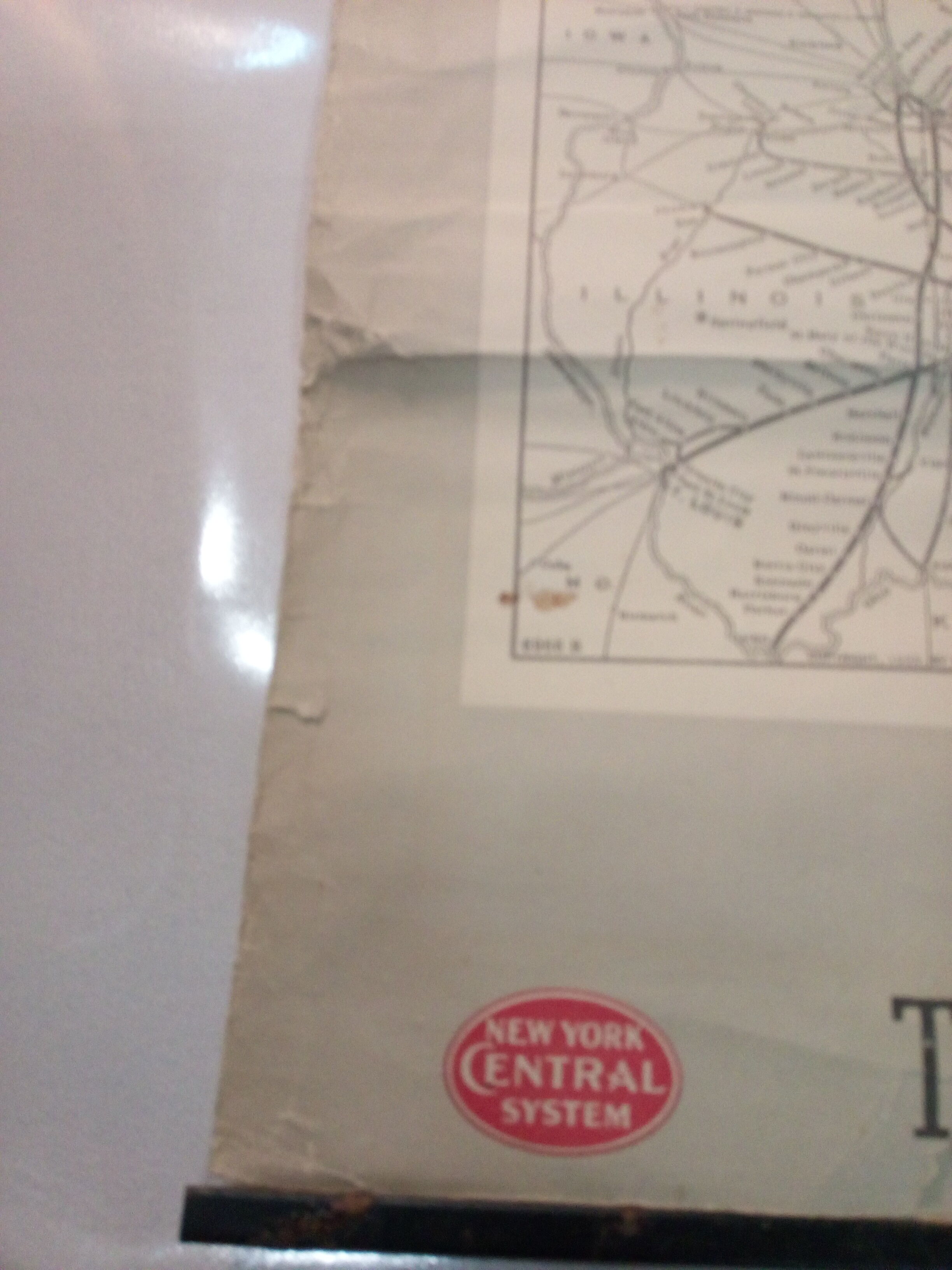 New York Central Train poster Leslie ragan system