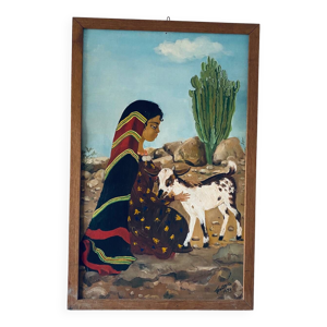 Tableau orientaliste - carton