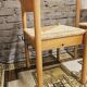 4 straw chairs in the vintage Charlotte Perriand 1970 style