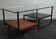 Table low vintage 50s 60s glass