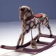 Antique rocking horse, Czechoslovakia, 1940s