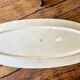 Large fish platter with its sauce boat, annecy model, vintage gien.