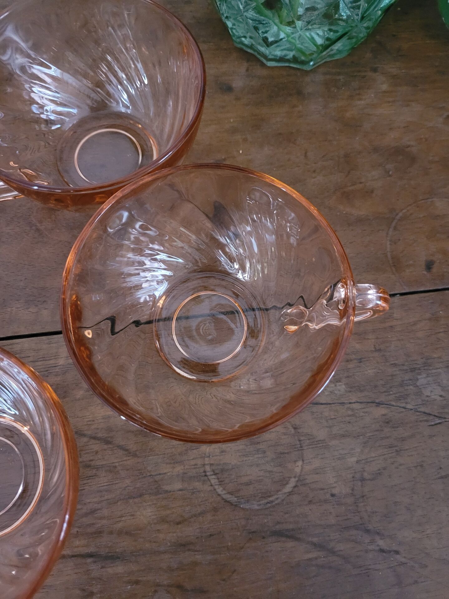 Set of 5 Rosaline Arcoroc coffee cups