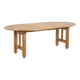 Guillerme et Chambron. Natural oak table. 1970s.