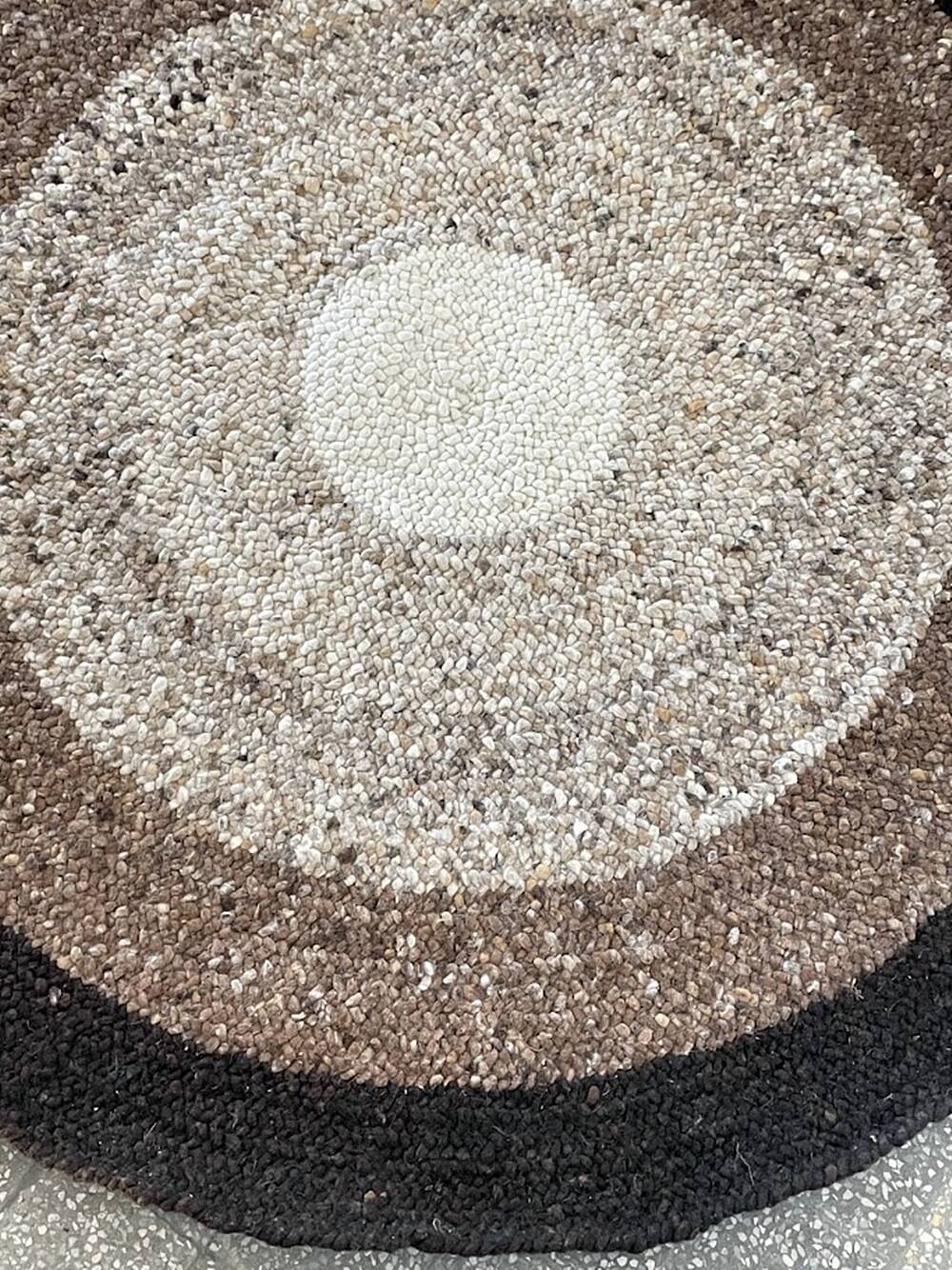 Hand-Woven Carpet Olbia Rondo by Tisca 2000s