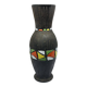 Glazed ceramic vase, 1960s, signed “LG 60”