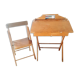 Bureau à boulier et sa chaise 1950