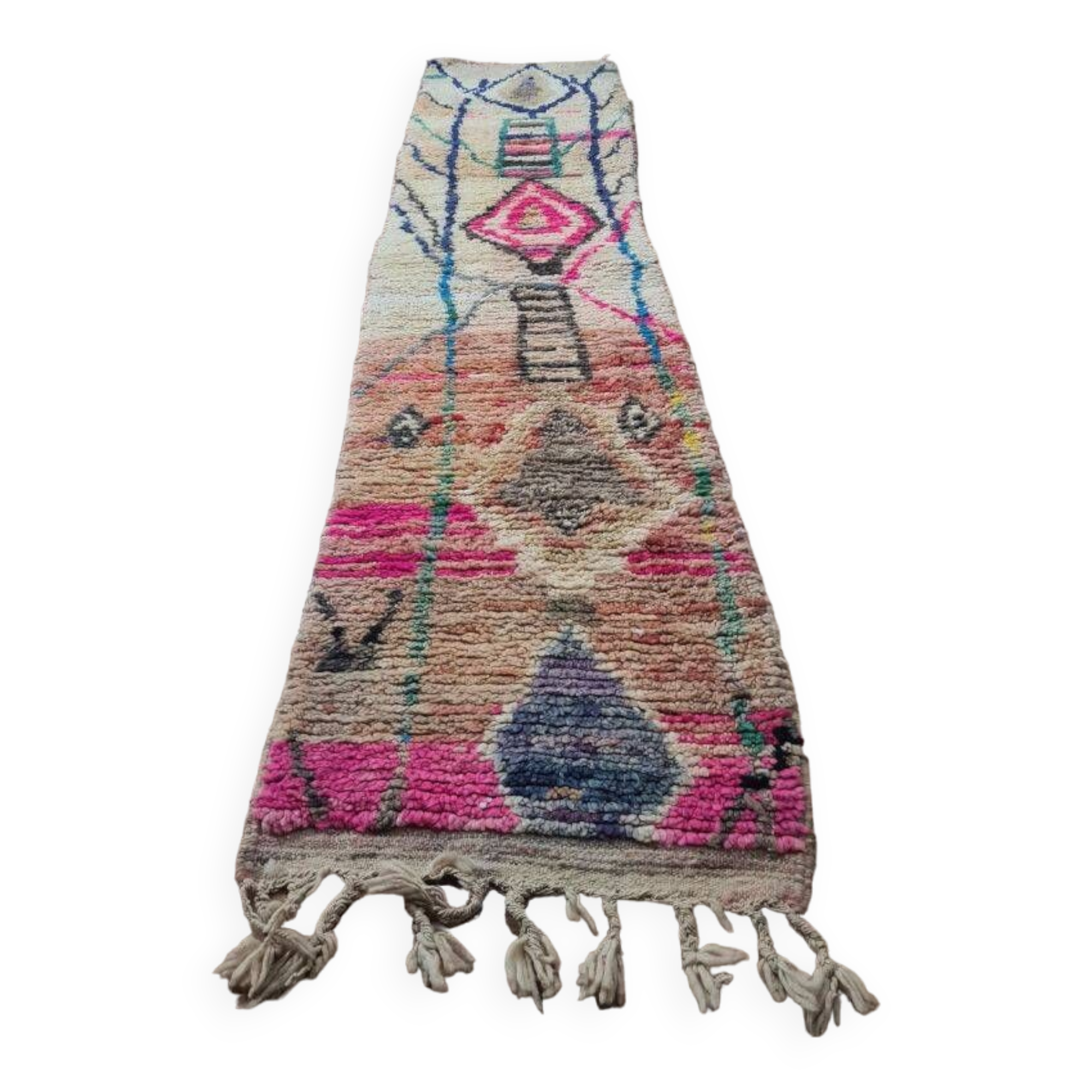 Handmade berber hallway rug