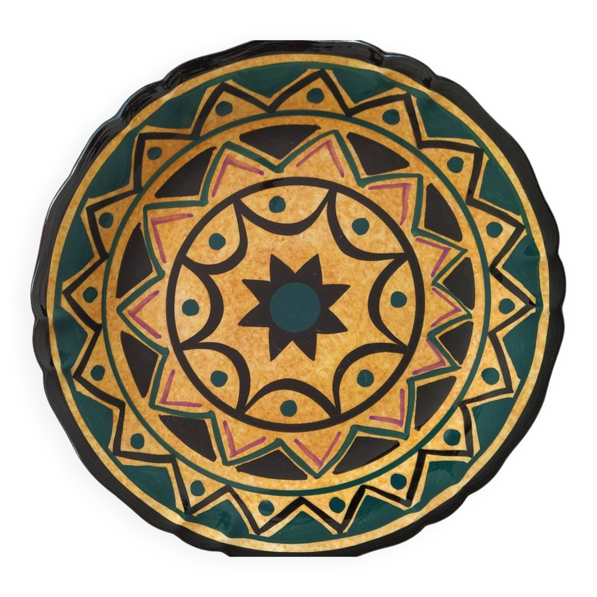 Earthenware plate from St Jean de Bretagne