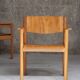 Scandinavian armchairs design plywood beech 1970