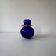 Art vase in blown glass by Jiří Šuhájek – Cobalt blue and applications a