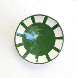 Assiette moyenne - SOL bordure vert